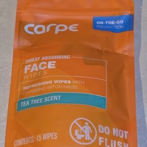 Carpe Sweat Absorbing Face Wipes